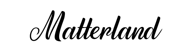 Matterland  font caratteri gratis