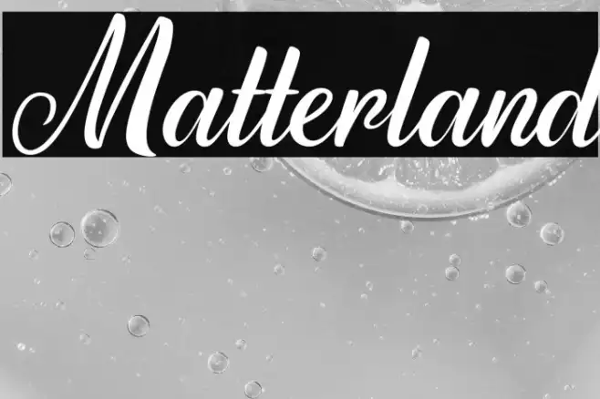 Matterland Example 2
