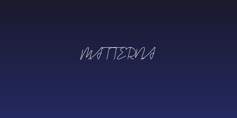 Matterna Social Header