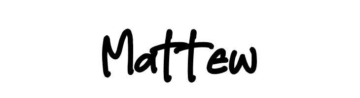 Mattew  Frei Schriftart Herunterladen