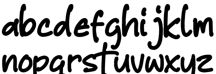 Mattew フォント 小文字
