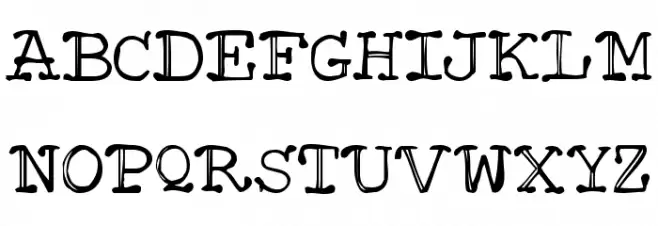 Mattfont Oblique Fonte MAIÚSCULAS