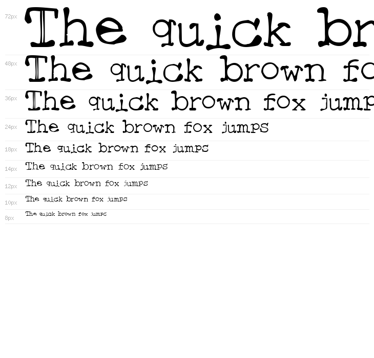 Mattfont  Oblique Waterfall