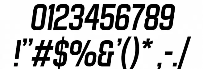 Matthan Sans Italic Font OTHER CHARS