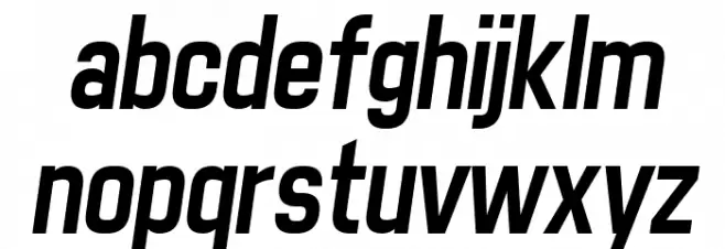 Matthan Sans Italic Font LOWERCASE