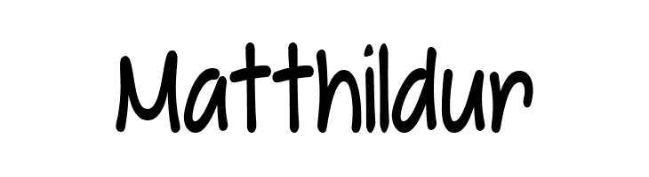 Matthildur  baixar fontes gratis