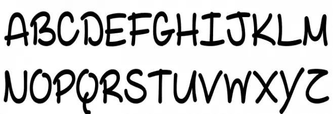 Matthildur 字体 大写