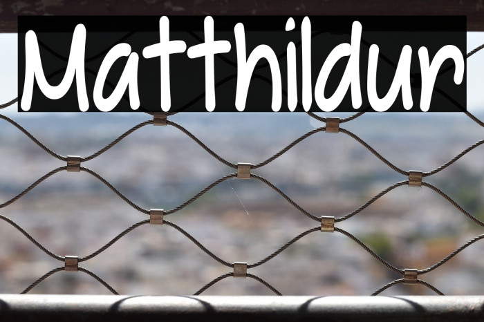 Matthildur Example 1
