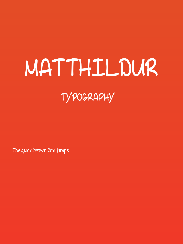 Matthildur Poster
