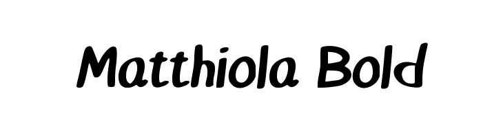 Matthiola Bold  les polices de caractères gratuit tlcharger