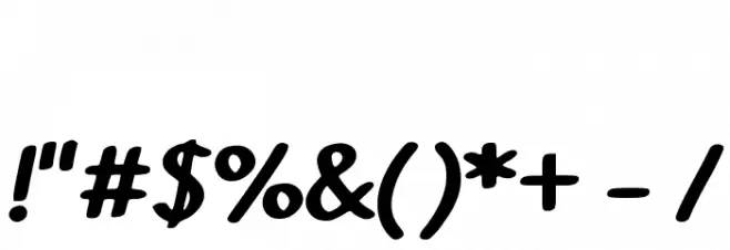 Matthiola Bold Font OTHER CHARS