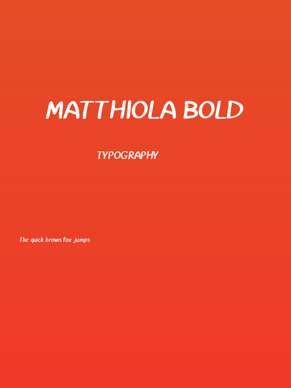 Matthiola Bold Poster