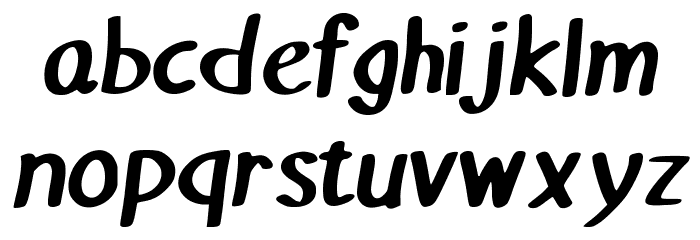 Matthiola Bold Font LOWERCASE