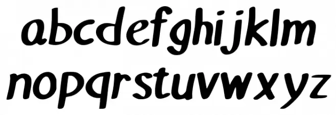 Matthiola Bold Font Litere mici