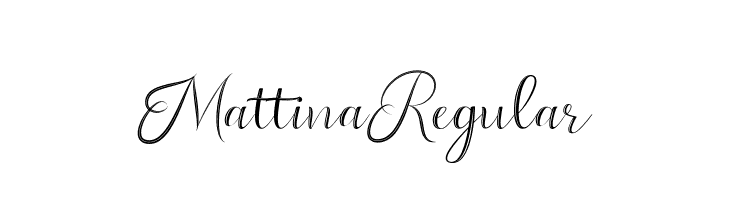 Mattina Regular  Frei Schriftart Herunterladen