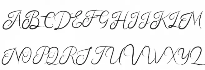 Mattina Regular Schriftart Groß