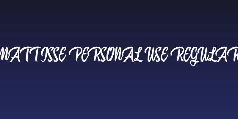 Mattisse Personal Use Regular Social Header