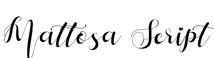 Mattosa Script Fonte