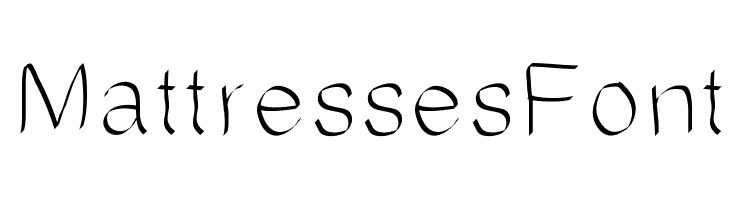 MattressesFont Font