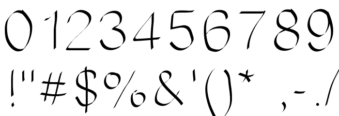 MattressesFont Font OTHER CHARS
