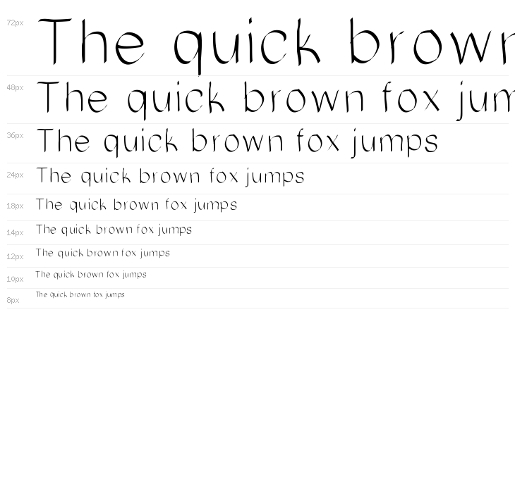 MattressesFont Waterfall