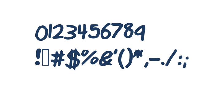 MattsHandwriting Other Characters