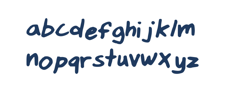 MattsHandwriting Lowercase