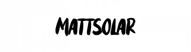 Mattsolar  Fuentes Gratis Descargar