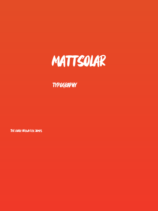 Mattsolar Poster