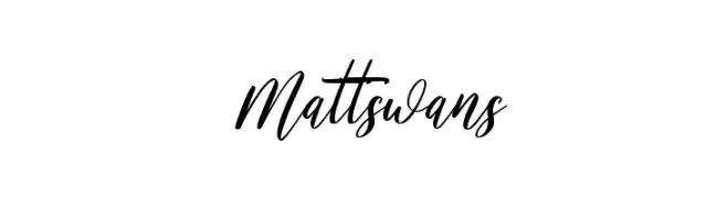 Mattswans  Fuentes Gratis Descargar