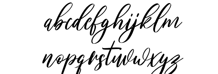 Mattswans フォント 小文字