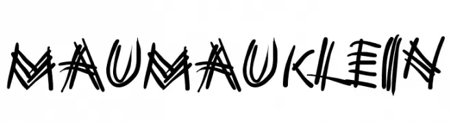 MauMauKlein  Descarca Fonturi Gratis