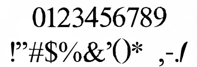 Maudlin Sketch Font OTHER CHARS