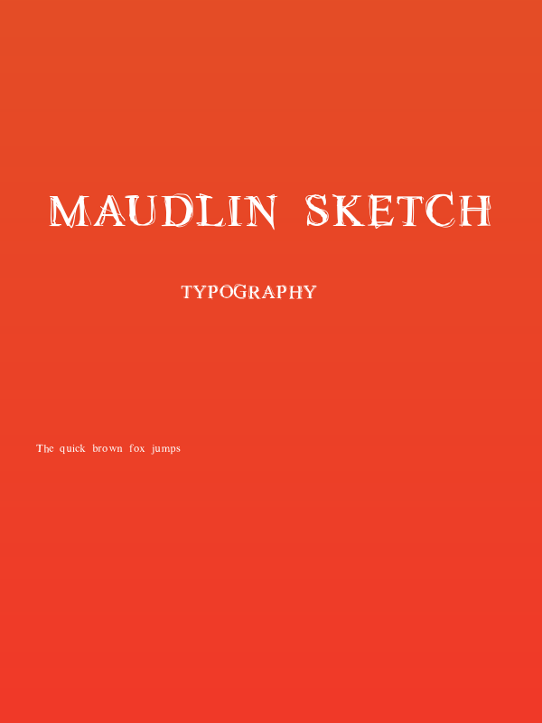 Maudlin Sketch Poster