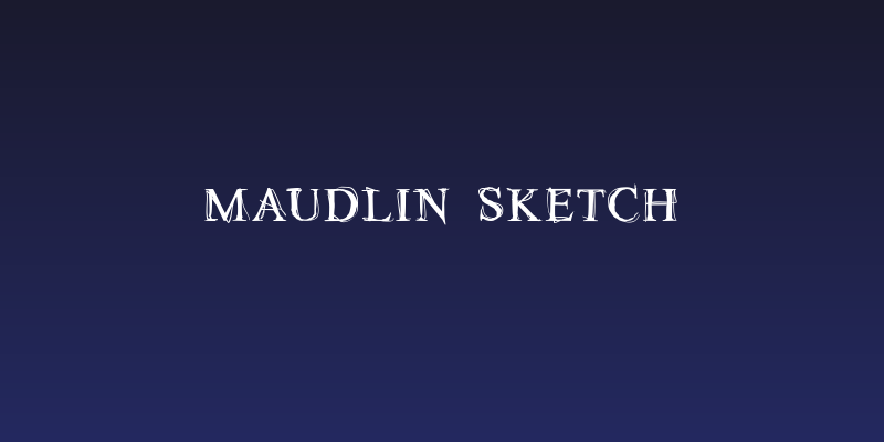 Maudlin Sketch Social Header
