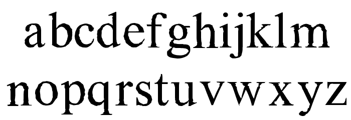 Maudlin Sketch Font LOWERCASE