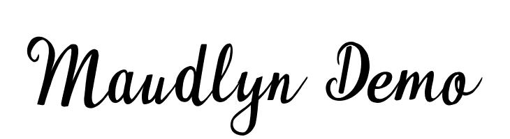 Maudlyn Demo  baixar fontes gratis