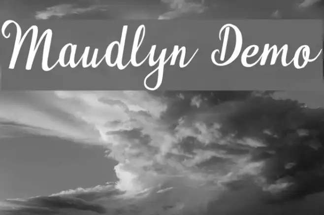 Maudlyn Demo Example 1