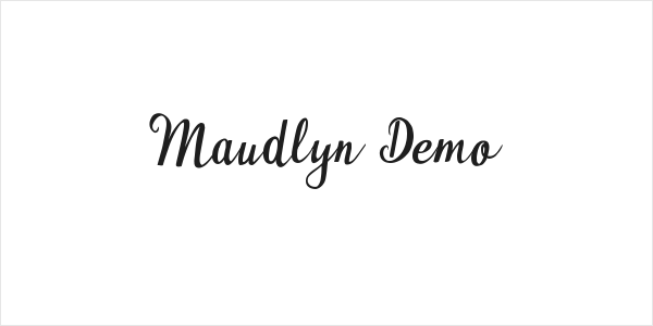 Maudlyn Demo Logo