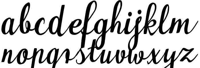 Maudlyn Demo Font LOWERCASE