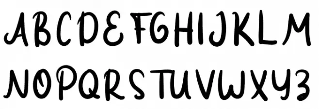 Maula Beloved Schriftart Groß