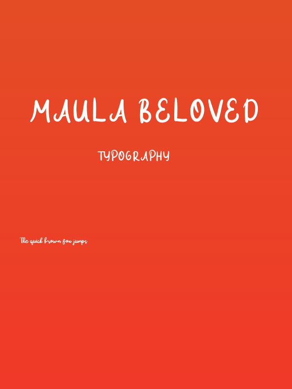 Maula Beloved Poster