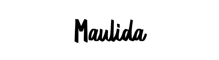 Maulida  नि: शुल्क फ़ॉन्ट्स डाउनलोड