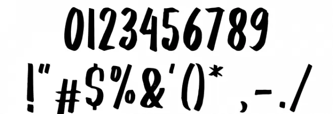 Maulida Font OTHER CHARS