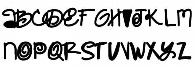 Maulie Schriftart Groß