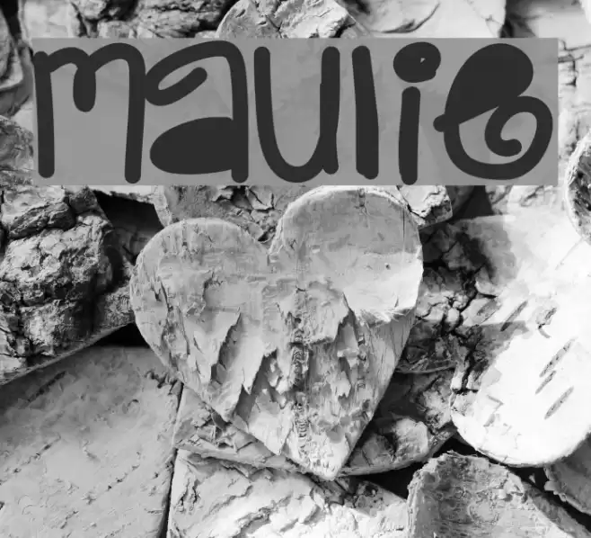 Maulie Font examples