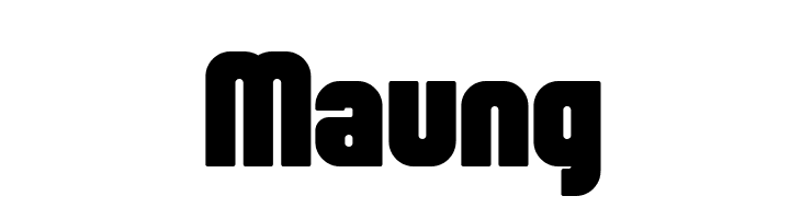 Maung Font - FFonts.net