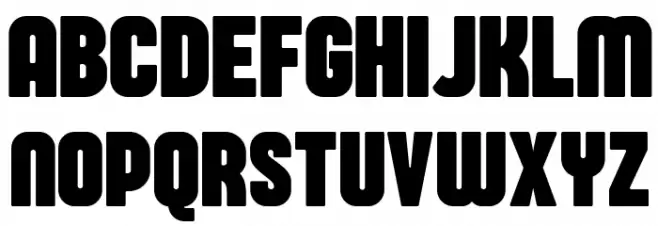 Maung Schriftart Groß