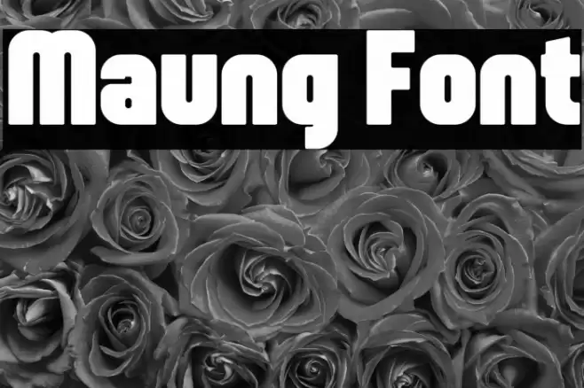 Maung Font examples