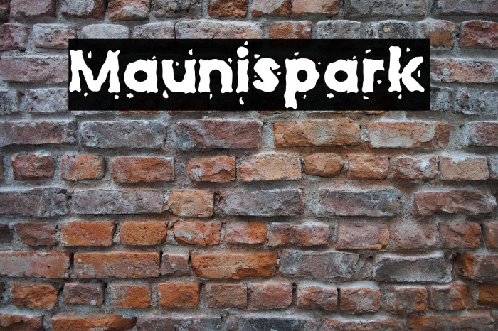Maunispark Example 3